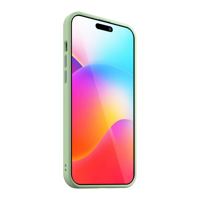 Husa iPhone 14 Plus cu MagSafe - Mist Shield Pistachio