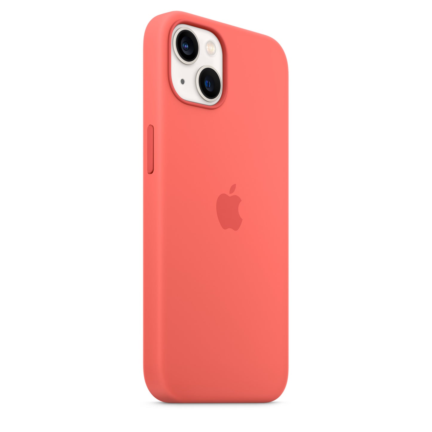 Husa de protectie Apple cu MagSafe pentru iPhone 13 Mini, Silicon - Culoare Pink Pomelo - mag-genius-accesorii