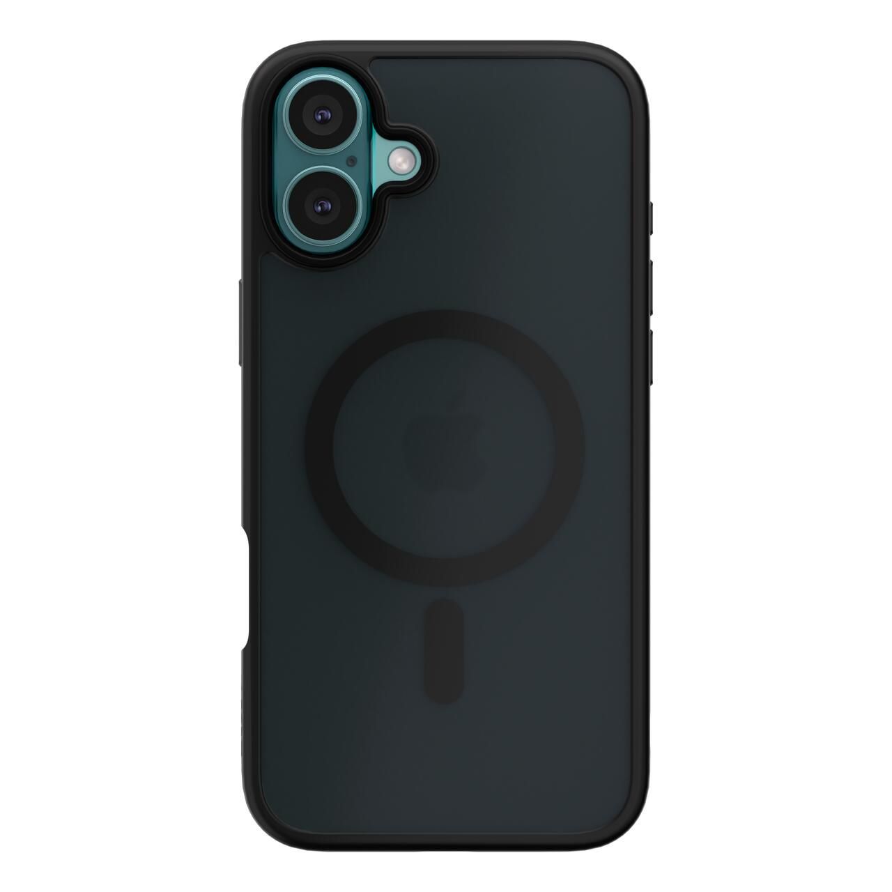 Husă iPhone 16 Mist Shield cu MagSafe, Negru