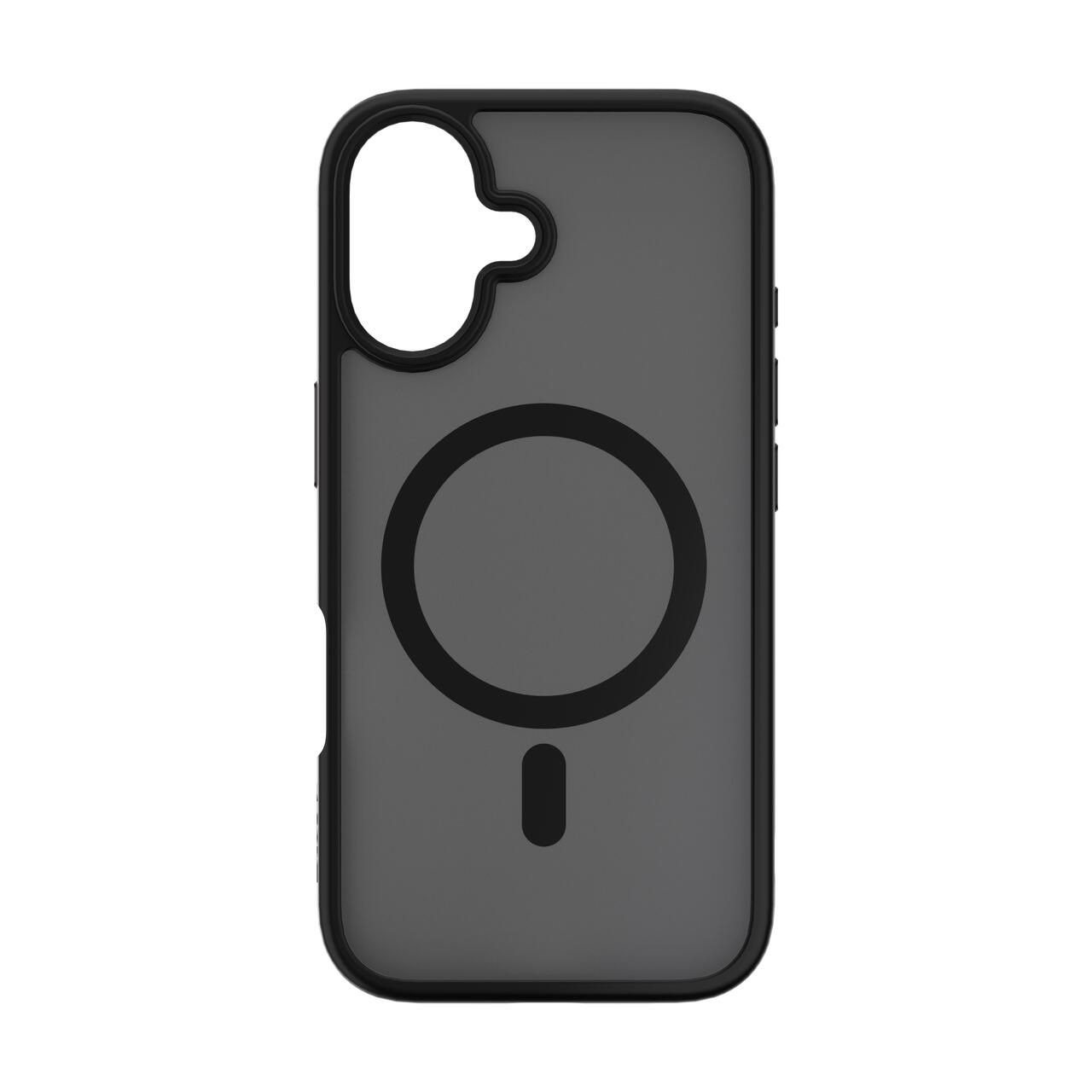 Husă iPhone 16 Mist Shield cu MagSafe, Negru
