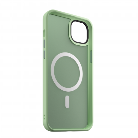 Husa iPhone 15 Plus cu MagSafe - Mist Shield Case Pistachio