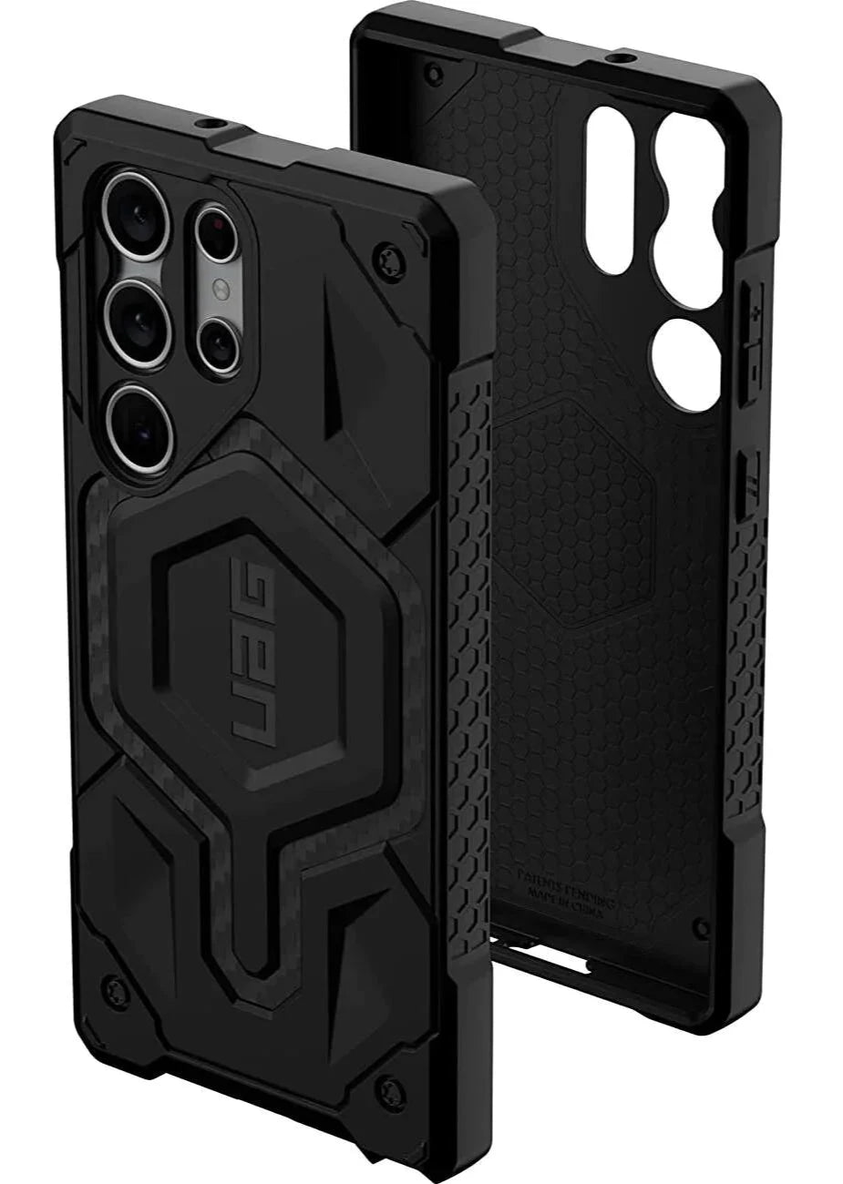 Husa Samsung Galaxy S22 Ultra 5G - UAG Monarch Pro MagSafe Carbon Fiber - mag-genius-accesorii