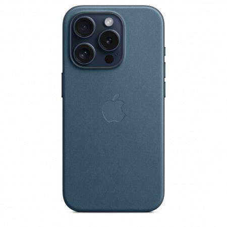 Husa de protectie Apple FineWoven cu MagSafe pentru iPhone 15 Pro Max, Pacific Blue - mag-genius-accesorii