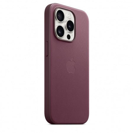 Husa de protectie Apple FineWoven cu MagSafe pentru iPhone 15 Pro Max, Mulberry - mag-genius-accesorii