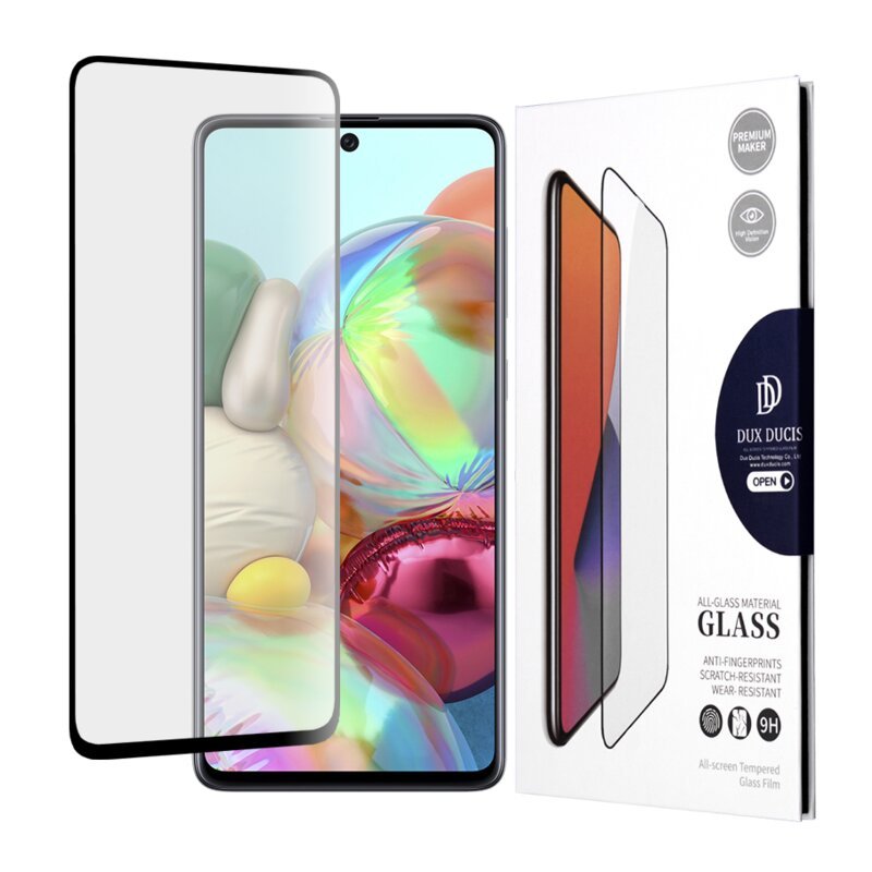 Folie Sticla Samsung Galaxy A71 4G/ Note 10 Lite Dux Ducis Tempered Glass - Negru - mag-genius-accesorii