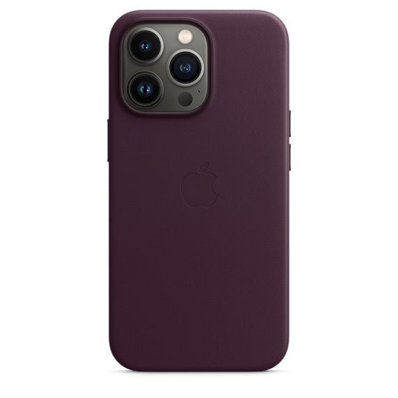 Husă Finisaj tip piele cu MagSafe, Dark Purple