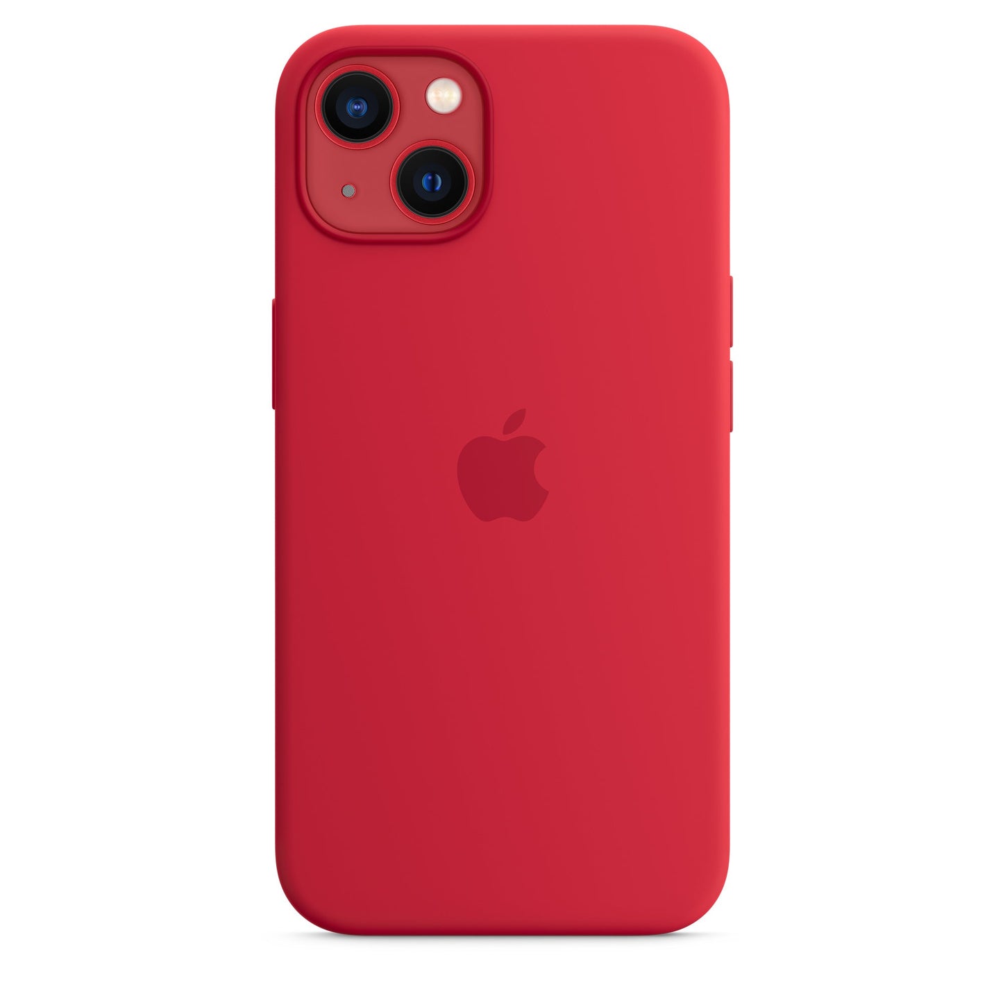 Husa de protectie Apple cu MagSafe pentru iPhone 13, Silicon - Culoare Red - mag-genius-accesorii