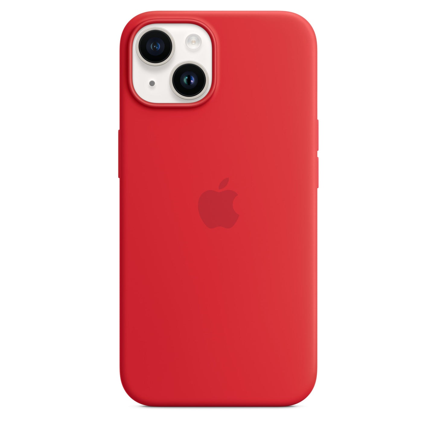 Husa iPhone 14 Plus Apple cu MagSafe, Silicon - Culoare Red
