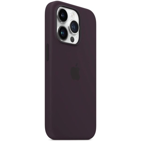 Husa de protectie Apple cu MagSafe pentru iPhone 14 Pro Max, Silicon Elderberry - mag-genius-accesorii