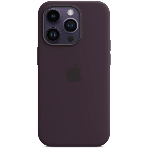 Husa de protectie Apple cu MagSafe pentru iPhone 14 Pro Max, Silicon Elderberry - mag-genius-accesorii