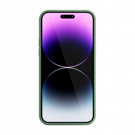 Husa pentru iPhone 14 Pro Max cu MagSafe, Mist Shield Case Pistachio - mag-genius-accesorii