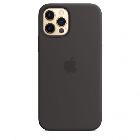 Husa de protectie Apple cu MagSafe pentru iPhone 12 Pro, Silicon - Culoare Black - mag-genius-accesorii