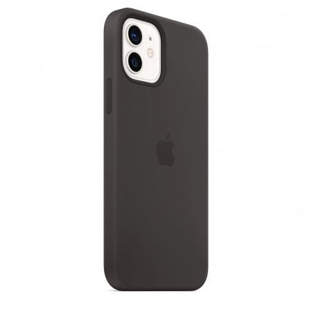 Husa de protectie Apple cu MagSafe pentru iPhone 12 Pro, Silicon - Culoare Black - mag-genius-accesorii