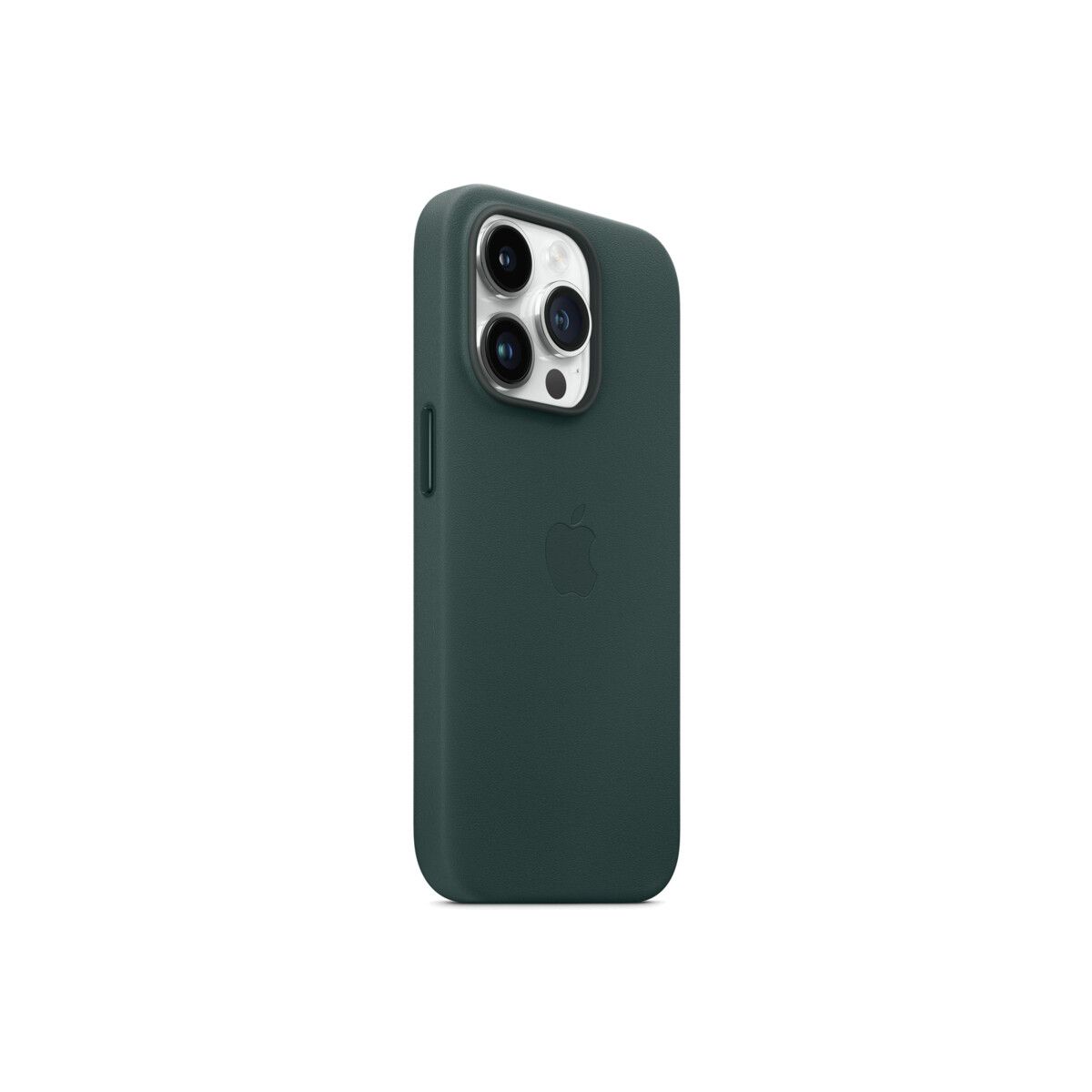 Husa de protectie Apple cu MagSafe pentru iPhone 14 Pro, Piele - Culoare Forest Green - mag-genius-accesorii