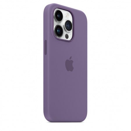 Husa de protectie Apple cu MagSafe pentru iPhone 14 Pro, Silicon Iris - mag-genius-accesorii