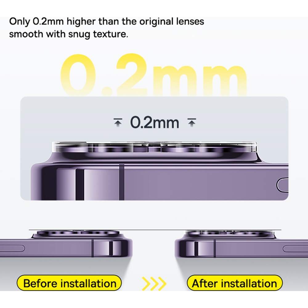 Folie Sticla Camera iPhone 14 Full Cover - mag-genius-accesorii