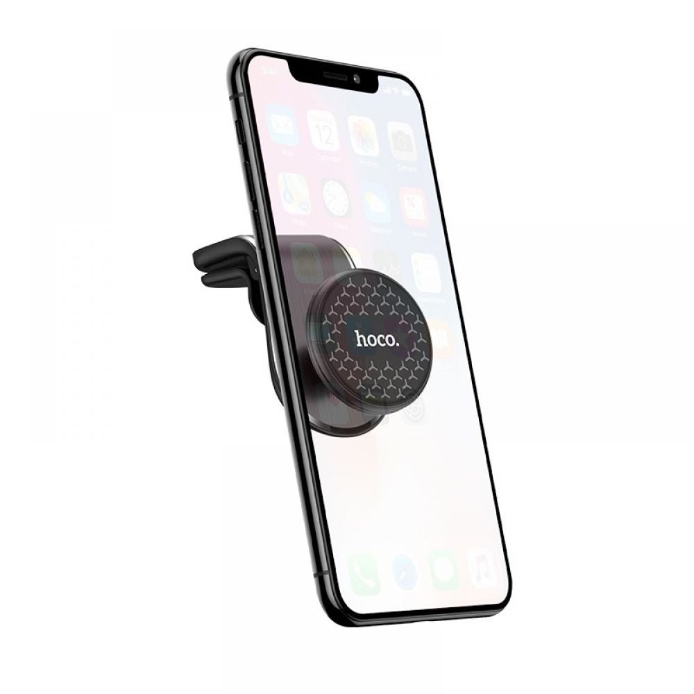 Suport Auto Magnetic Grila Ventilatie - Hoco - Black - mag-genius-accesorii