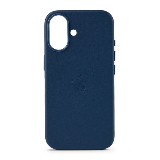 Husa iPhone 16, Apple cu MagSafe Piele - Culoare Albastru
