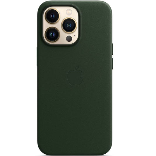 Husa de protectie Apple cu MagSafe pentru iPhone 12 Pro Max , Piele - Culoare Forest Green