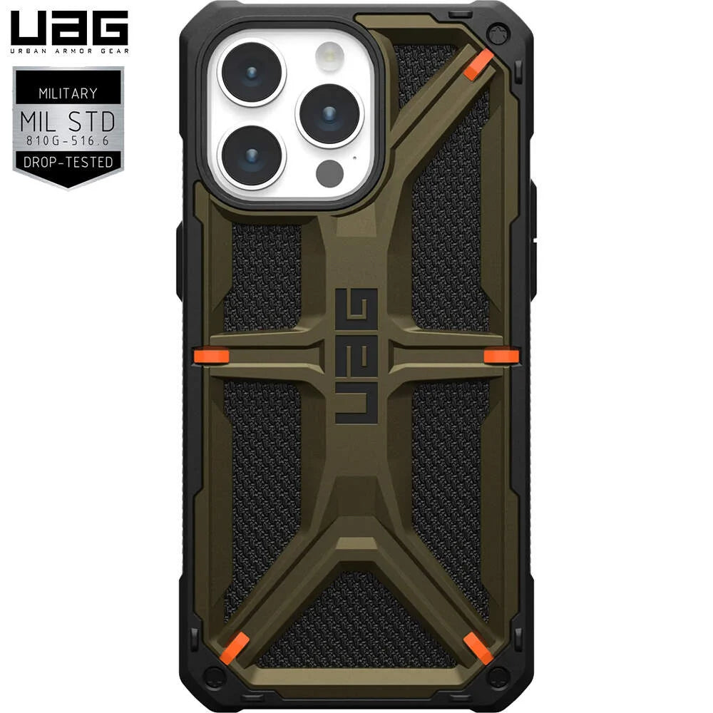 Husa iPhone 15 Pro Max UAG Monarch Carbon Fiber Black - Eleganță, Durabilitate și Protecție de Excepție