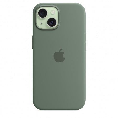 Husa de protectie Apple Silicon cu MagSafe pentru iPhone 15 ,Cypress