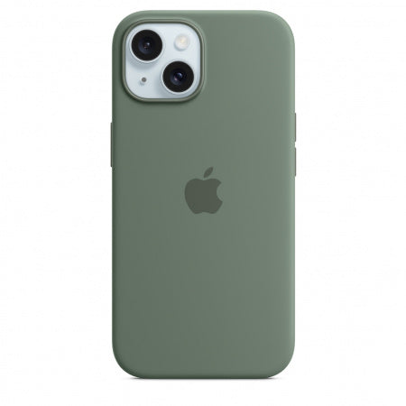 Husa de protectie Apple Silicon cu MagSafe pentru iPhone 15 Plus , Cypress