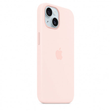 Husa de protectie Apple Silicon cu MagSafe pentru iPhone 15 ,Light Pink