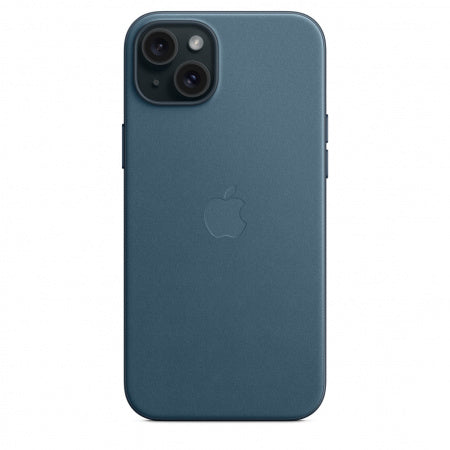 Husa de protectie Apple FineWoven cu MagSafe pentru iPhone 15 Plus, Pacific Blue