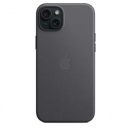 Husa de protectie Apple FineWoven cu MagSafe pentru iPhone 15 Plus, Negru