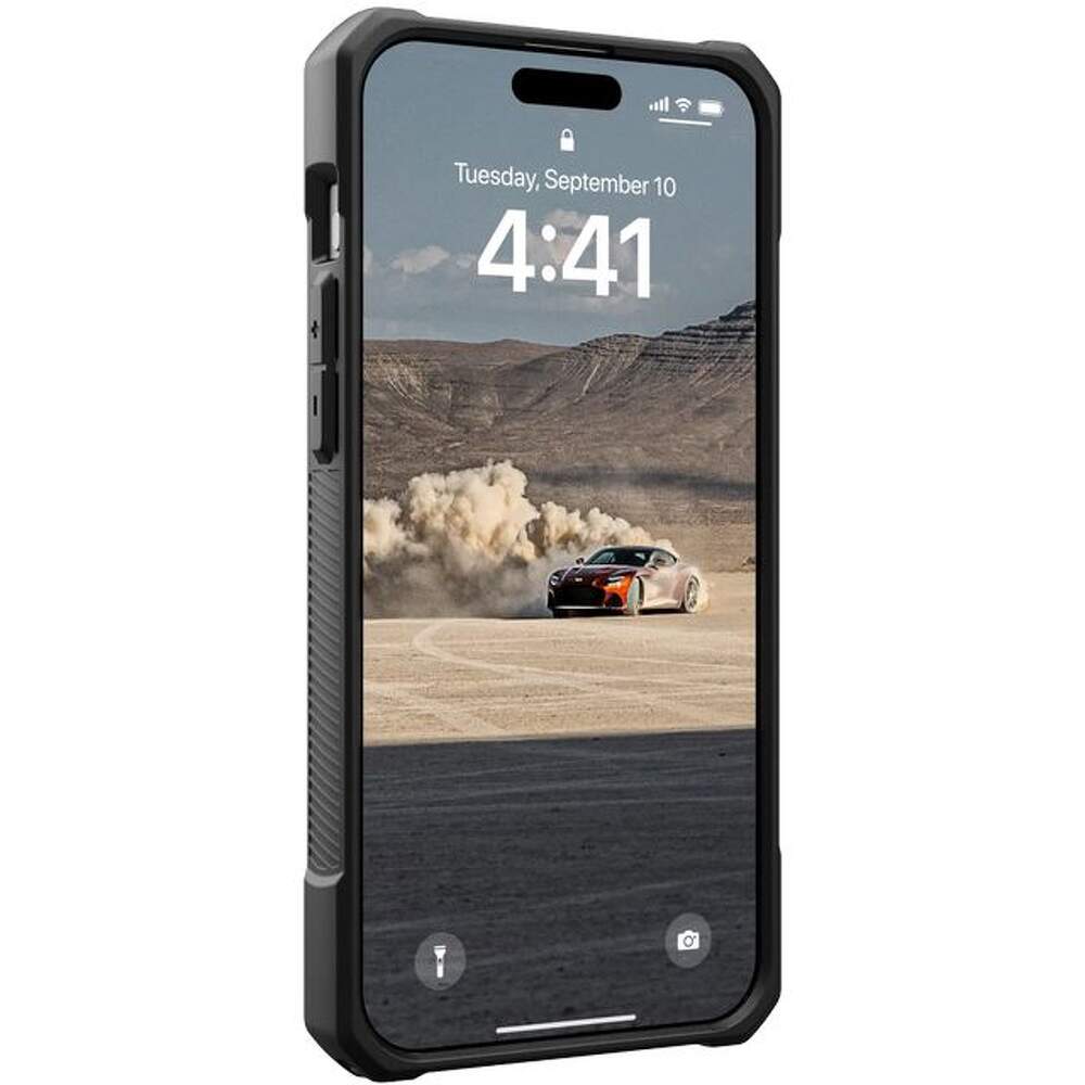 Husa iPhone 15  UAG Monarch Carbon - Eleganță, Durabilitate și Protecție de Excepție