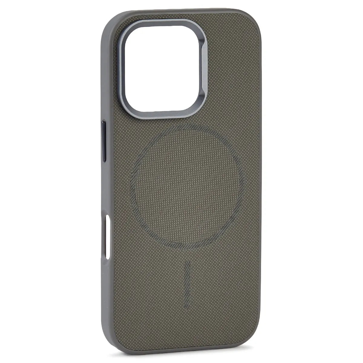 Husă iPhone 16 Pro Vegan Leather cu MagSafe, Taupe