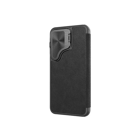 Husa Nillkin pentru Samsung S24 Plus, Qin Leather, PC Leather | BLACK