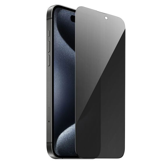 Folie Hoco iPhone 16 Plus Full Glue 6D, HD AntiSpy  Privacy | Black