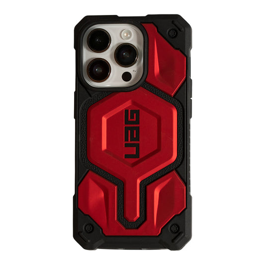 Husa iPhone 15 Pro Rosu - UAG Monarch Pro MagSafe Carbon Fiber