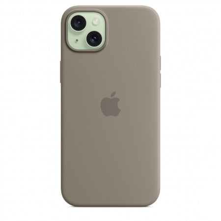 Husa de protectie Apple Silicon cu MagSafe pentru iPhone 15 Plus , Clay