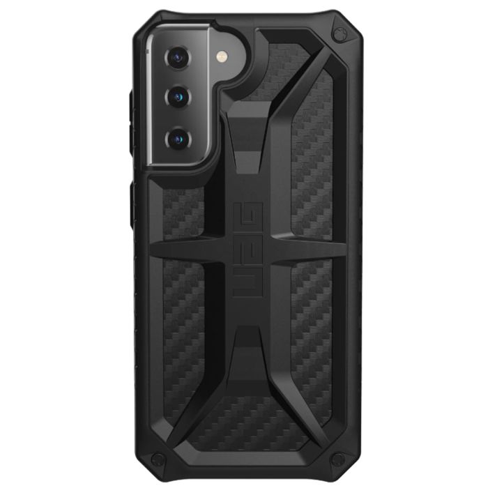 Husa Samsung Galaxy S21/S21 5G UAG Monarch Series Carbon - mag-genius-accesorii