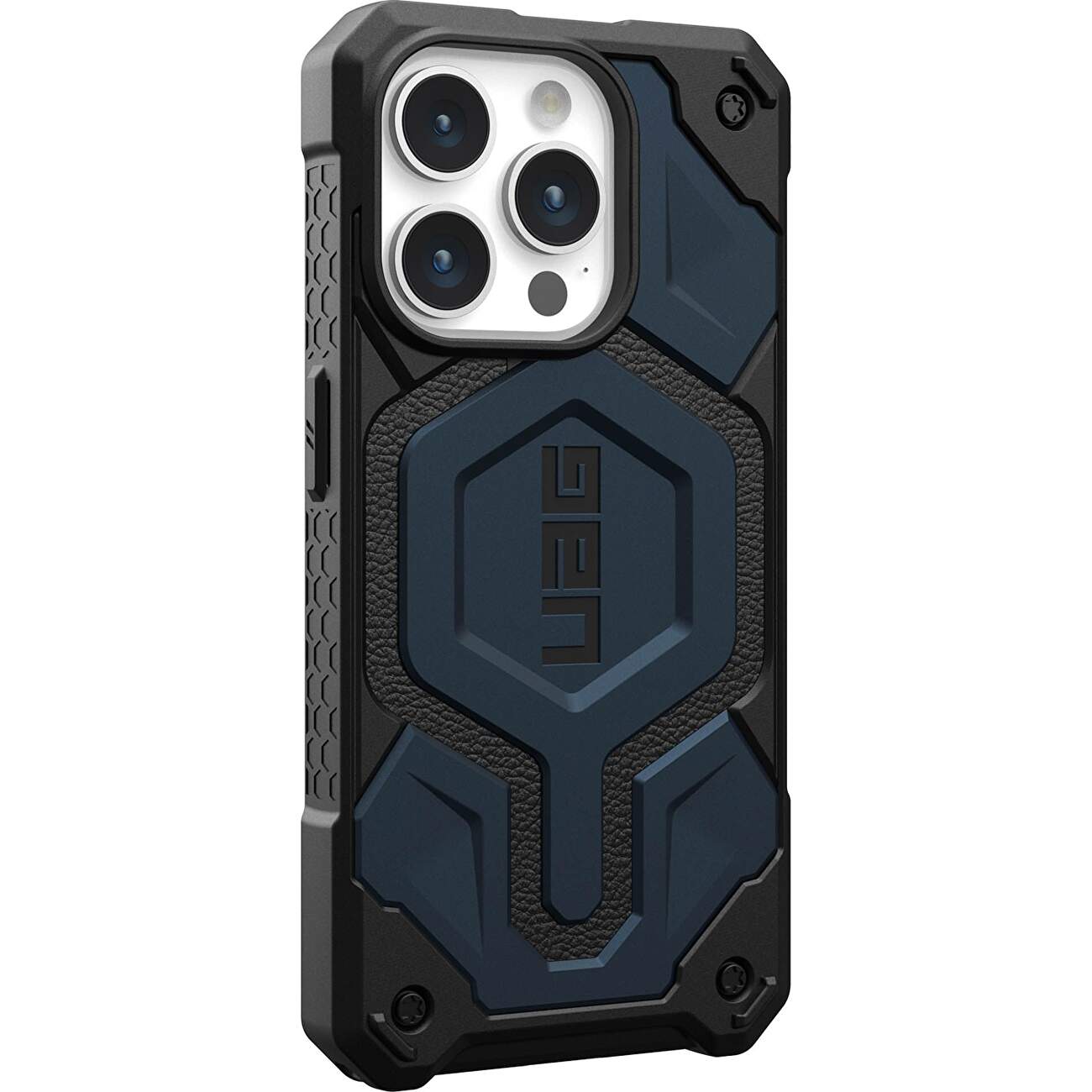 Husa iPhone 15 Plus Midnight - UAG Monarch Pro MagSafe Carbon Fiber