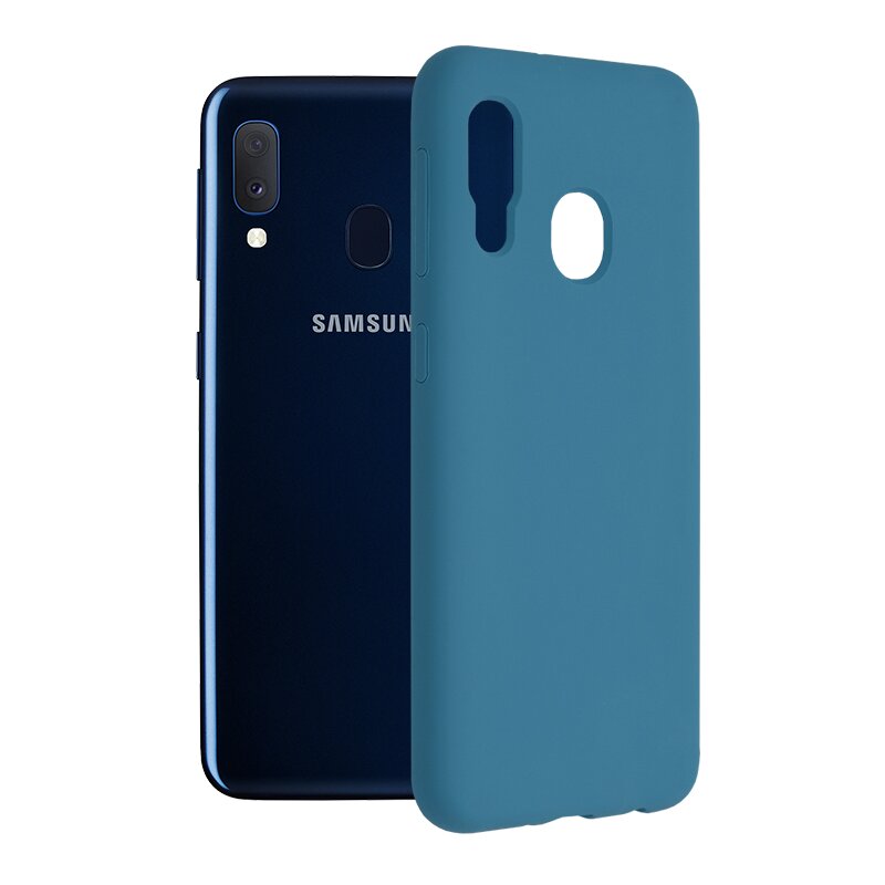 Husa Samsung Galaxy A20e Techsuit Soft Edge Silicone, albastru