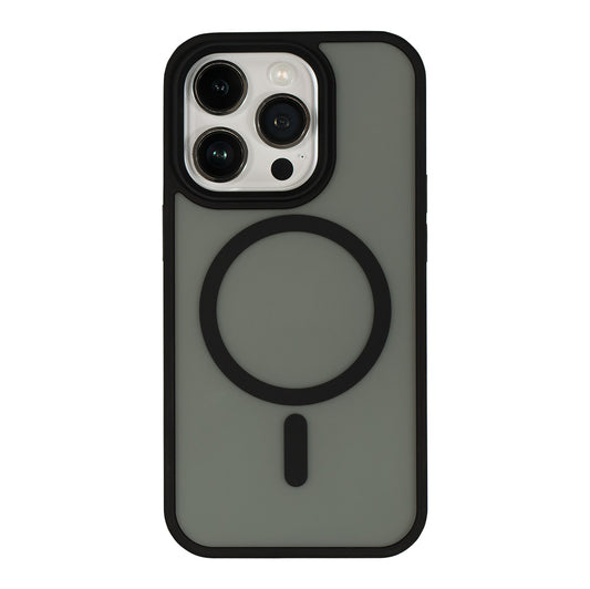 Husa pentru iPhone 15 Pro, cu MagSafe, Mist Shield Case Black