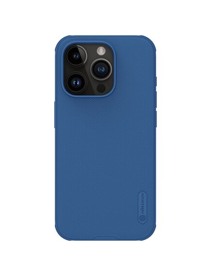 Husa Nillkin, pentru iPhone 15 Pro Frosted Series, PVC,Blue