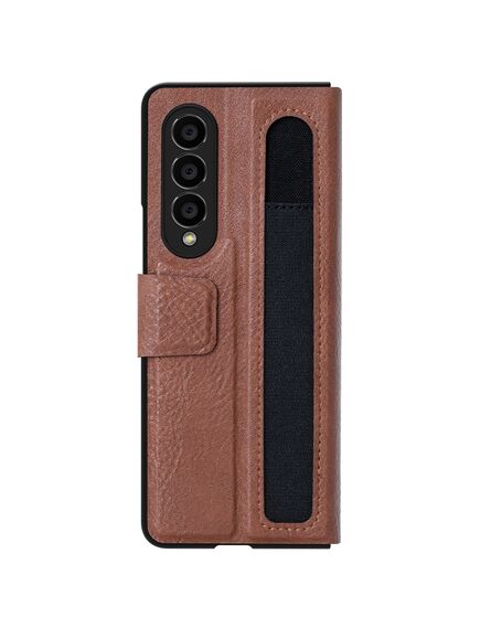 Husa Nillkin, pentru Samsung Galaxy Z Fold 4, Piele Brown