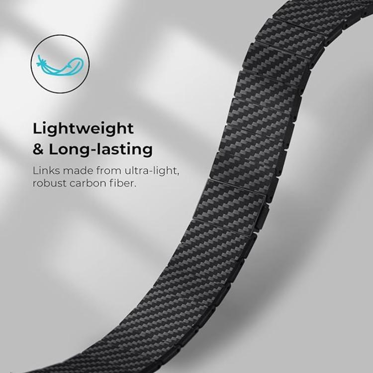 Curea din Fibra de Carbon pentru Apple Watch 38-49mm