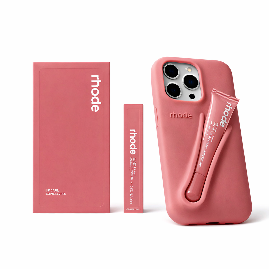 Husă iPhone 17 Pro  Rhode, Culoare Nude + Luciu Inclus