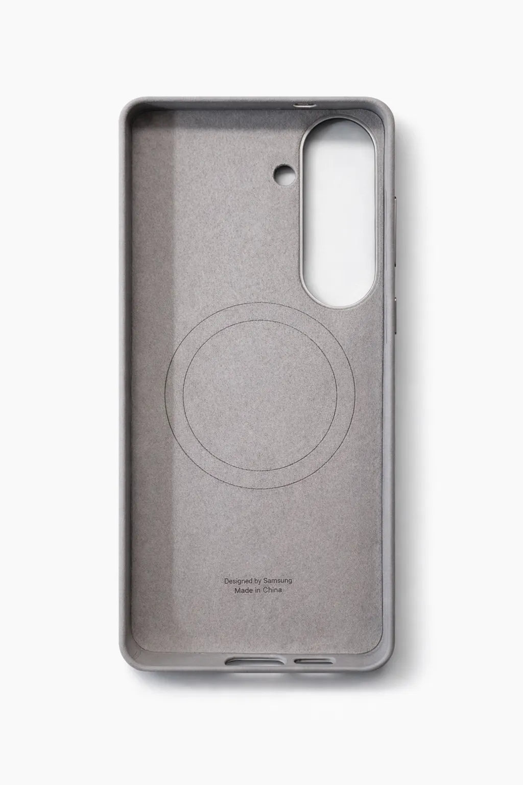 Husa Samsung S26 Plus ,Originala Piele Kindsuit cu MagSafe, Grey
