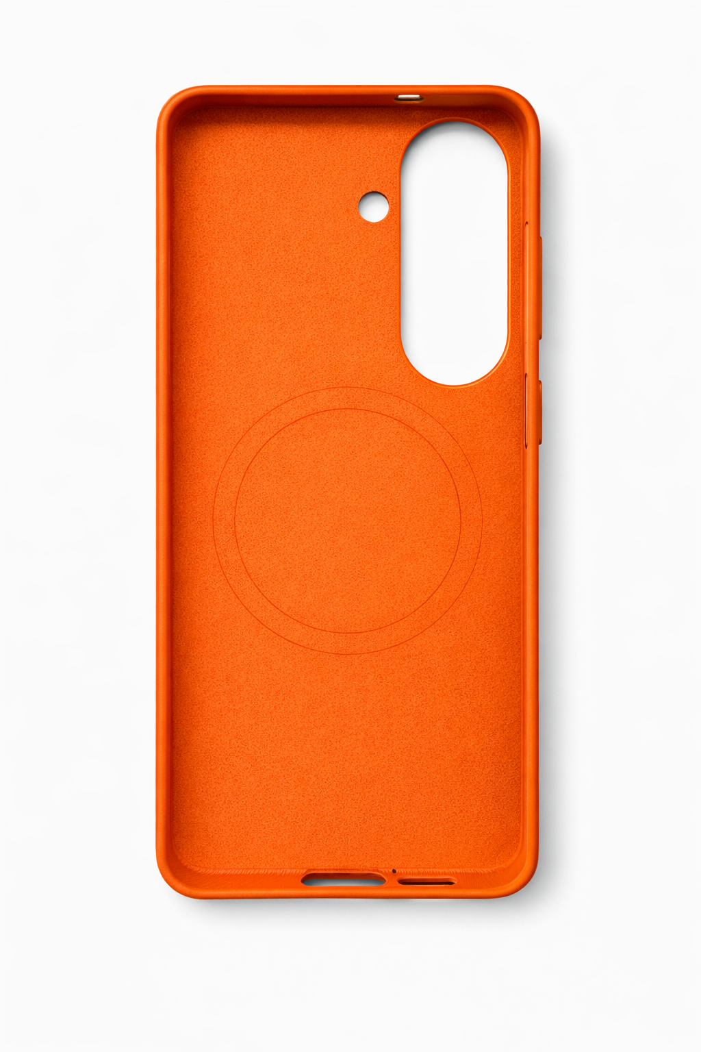Husa Samsung S26 Plus,Originala Piele Kindsuit cu MagSafe, Orange