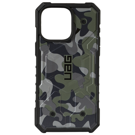 Husa iPhone 15 Pro UAG Pathfinder cu MagSafe , Army Camo