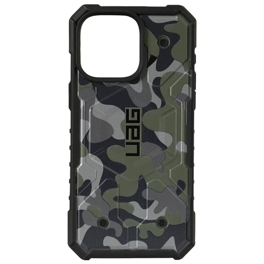 Husa iPhone 15 Pro UAG Pathfinder cu MagSafe , Army Camo