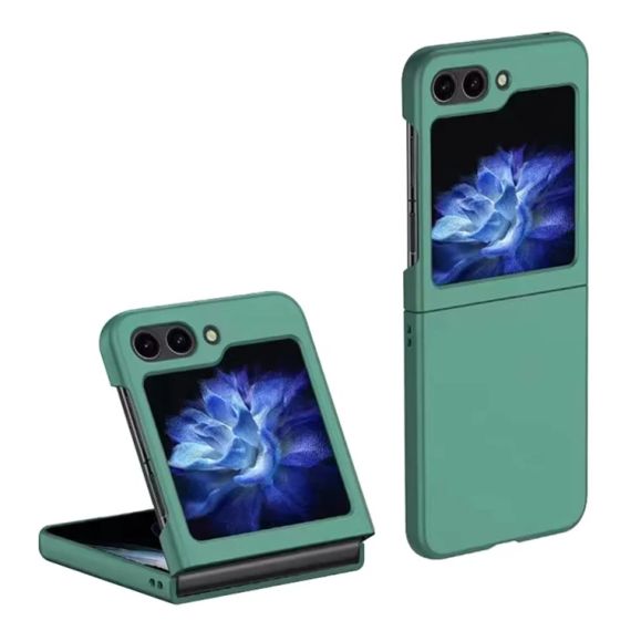 Husa Though - Samsung Z Flip6 - Thin Matte, AntiShock, Dark Green