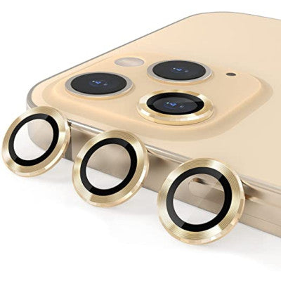 Folie camera Individuale Gold, iPhone 13 Pro Max, Sticla securizata