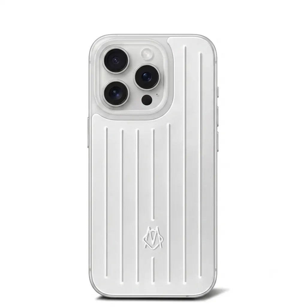 Husă iPhone 16 Pro din Aluminiu Rimowa, Silver